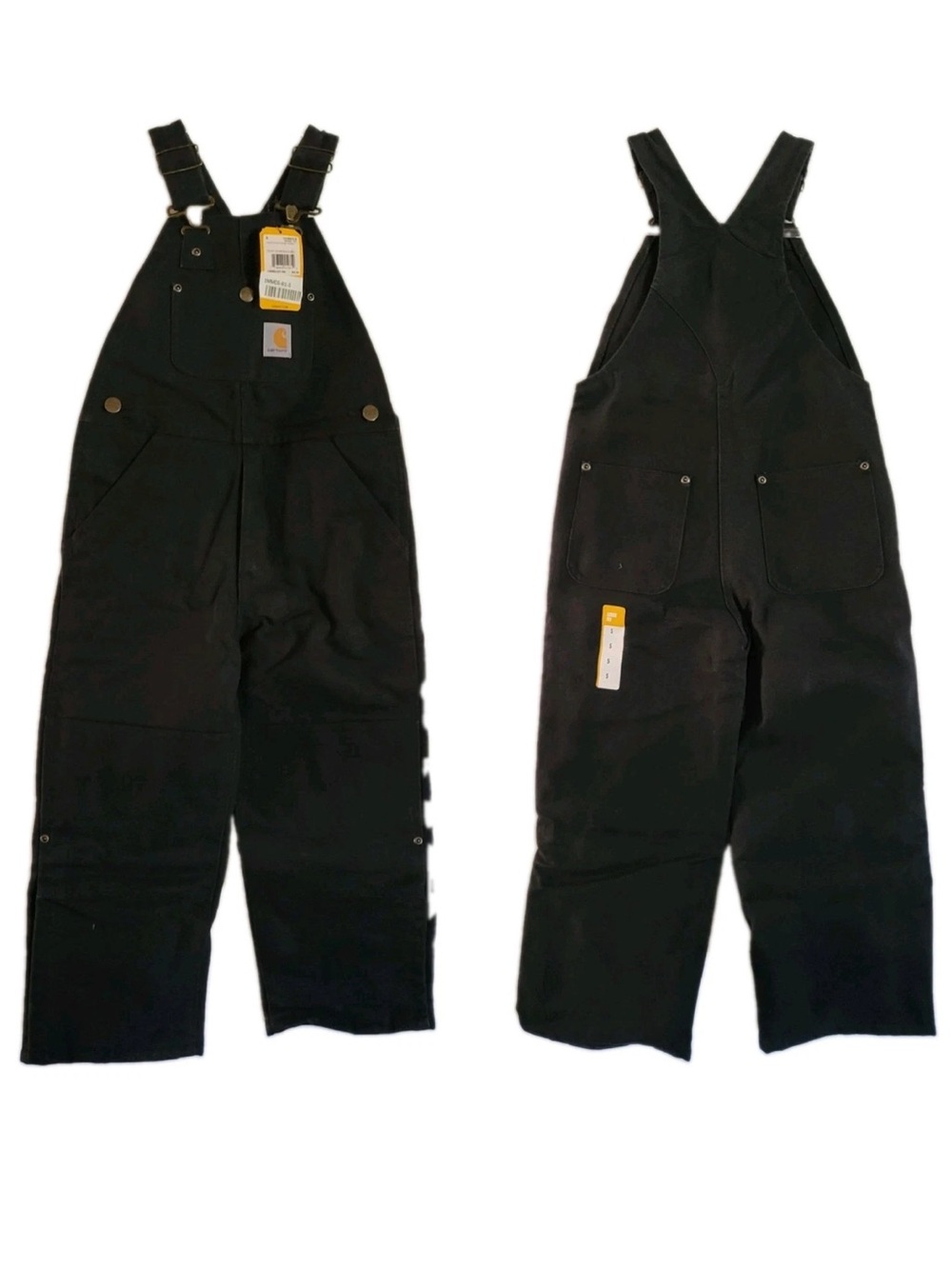 Carhartt Duck Canvas Insulated Bib Overalls Loose Fit Quilted Lining OX8662